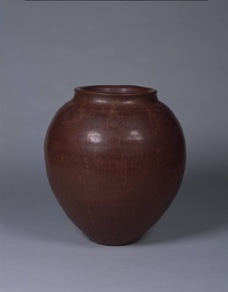 柿釉壺 – 兵庫陶芸美術館 収蔵品データベース